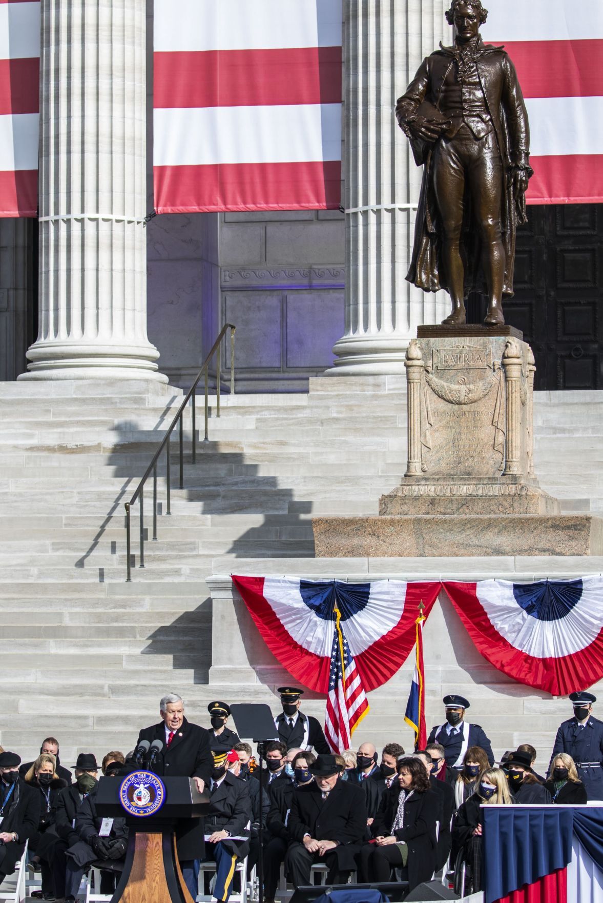 Governor Parson sworn in at Bicentennial Inauguration
